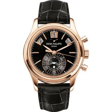 Patek Philippe Men's Complications Black Dial Watch 5960R-010