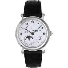 Patek Philippe Moonphase Calendar 18K White Gold Men's Watch 5054G-001