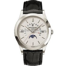 Patek Philippe Retrograde Perpetual Calendar White Gold Watch 5496P