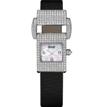 Piaget Miss Protocole 18k White Gold & Diamond Watch GOA25022