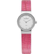 Pink Leather Women's Watch