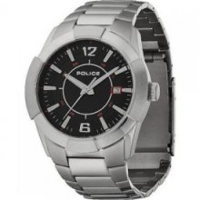 PL12547JS/02M Police Sincere Mens Stainless Steel Analog Sports Watch