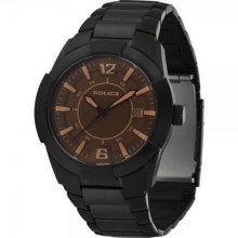 PL12547JSB/61M Police Sincere Mens Brown Dial Sports Watch