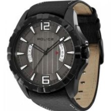 PL12889JSB/61 Police Profile Quartz Gents Black Analog Sports Watch