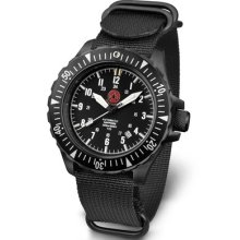 Praetorian Automatic Black Pvd Military Watch Divers Watch Tritium Illumination