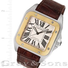 Pre-owned Cartier Santos 100 W20072x7