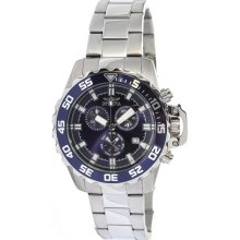 Pro Diver Special Chronograph Stainless Steel Case And Bracelet Blue T