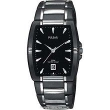 Pulsar Gents Black Ion Plated Bracelet PG8115X1 Watch