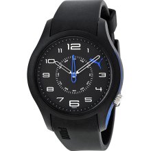 Puma Boost Black Dial Black Silicone Ladies Watch