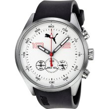 Puma Counter Chronograph White Dial Mens Watch PU102451002