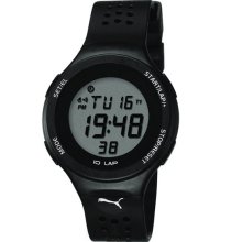 Puma Quartz FAAS 200 Black 10 Lap Memory Watch PU910931003