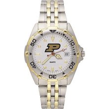 Purdue Boilermakers All Star Mens Stainless Steel Bracelet Watch