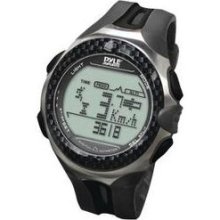Pyle Digital Outdoor Sports Watch with Time, Chronograph, Altimeter, Barometer, Pedometer