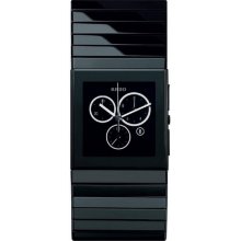 Rado R21714152 Watch Ceramica Mens - Black Dial Ceramic Case Quartz Movement