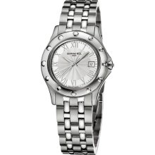 Raymond Weil Lady's Tango Steel 28 Mm Date Quartz Watch 5390-st-00658