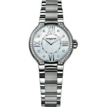 Raymond Weil Watch, Womens Noemia Stainless Steel Diamond Bezel Watch