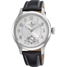 Revue Thommen Men's 'Air speed' Silver Face Mechanical Watch