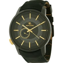Rip Curl Detroit Leather Watch Midnight, One Size