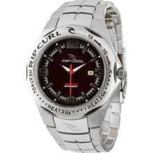 Rip Curl Solar Barrel Heat Bezel Watch Black, One Size