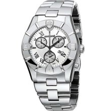 Roberto Cavalli R7253616015 Men's Swiss-made Stainless Steel Chronograph Watch