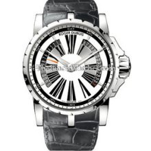 Roger Dubuis Excalibur Jumping Date White Gold Watch