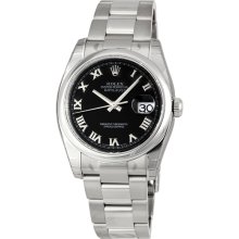 Rolex 116200-BKRO Datejust Mens 31 Jewels Automatic Watch