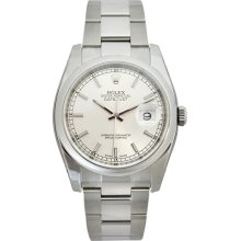 Rolex 116200-SSO Datejust Mens 31 Jewels Automatic Watch