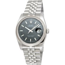 Rolex 116234BKSJ Datejust Mens Automatic Watch