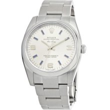 Rolex Airking Mens 31 Jewels Automatic Watch 114200SABLSO