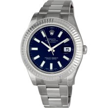 Rolex Datejust II Mens Automatic Watch 116334BLSO