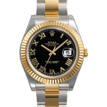 Rolex Datejust II Mens Automatic- Chronometer Watch 116333BKRO