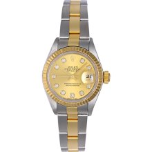 Rolex Datejust Ladies Steel & Gold Watch 79173