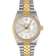 Rolex Datejust Men's 2-Tone Watch 16013