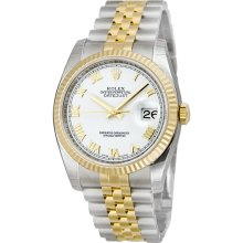 Rolex Datejust Mens 31 Jewels Automatic Watch 116233-WRJ