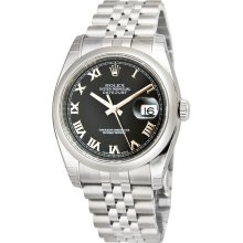 Rolex Datejust Mens 31 Jewels Automatic Watch 116200-BKRJ