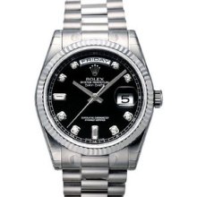 Rolex Day-Date President 36mm White Gold Mens Watch 118239