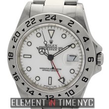 Rolex Explorer II Stainless Steel White Dial 40mm U Series