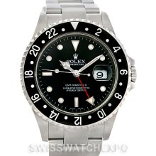 Rolex GMT Master II Mens Steel Watch 16710 Watch