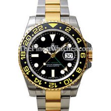 Rolex GMT Master II Mens Two-Tone Watch 116713
