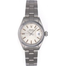 Rolex Ladies Date Stainless Steel Watch 6919