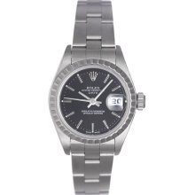 Rolex Ladies Date Stainless Steel Watch 79240