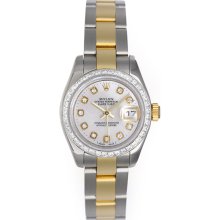 Rolex Ladies Datejust 2-tone Diamond Watch 179173