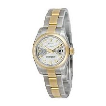 Rolex Ladies Two Tone Unworn with Silver Concentric Dial/Domed Bezel