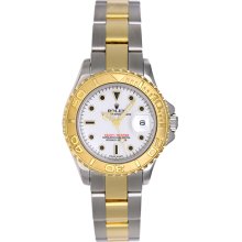 Rolex Ladies Yacht-Master Steel & Gold Watch 169623 White Dial