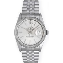 Rolex Men's Datejust Stainless Steel Automatic Watch 16234
