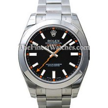 Rolex Milgauss Anti-Magnetic Steel Mens Watch 116400