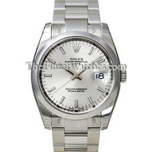 Rolex Oyster Perpetual Date Steel Unisex Watch 115200