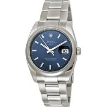 Rolex Oyster Perpetual Date Mens Watch 115200-BLSO