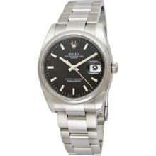 Rolex Oyster Perpetual Date Mens Watch 115200-BKSO