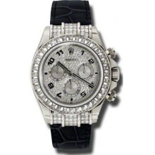 Rolex Watches Daytona White Gold Diamond Bezel 116599TBR